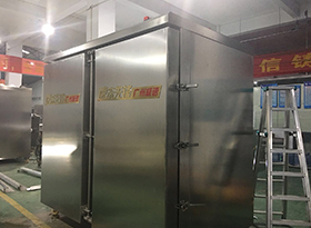 Double door liquid nitrogen quick freezing machine